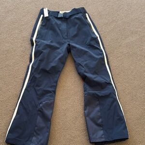 Sweaty Betty Wonen’s Blue Ski Pants with White Accents NWT